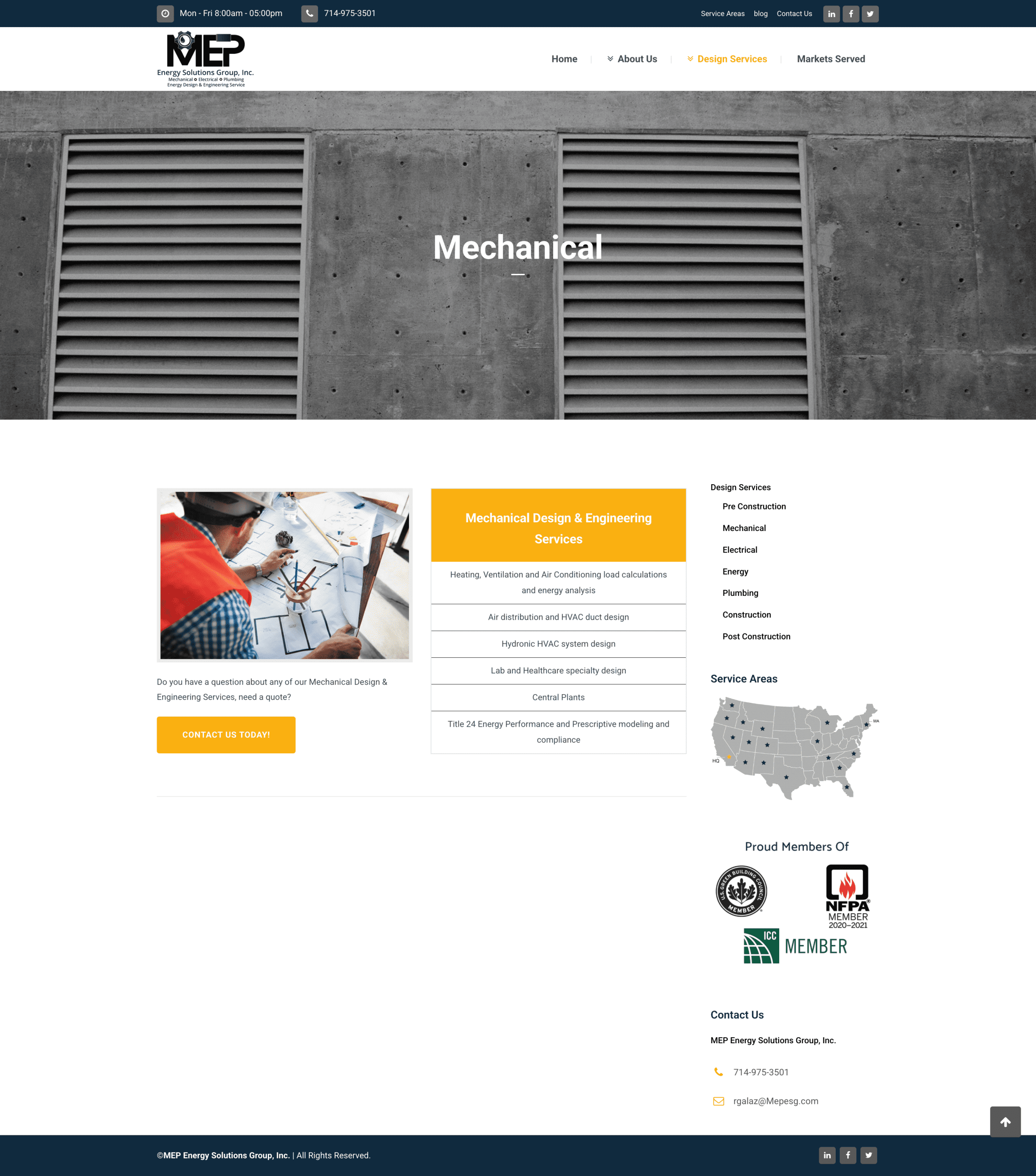 Mechanical Design & Engineering Services in ca